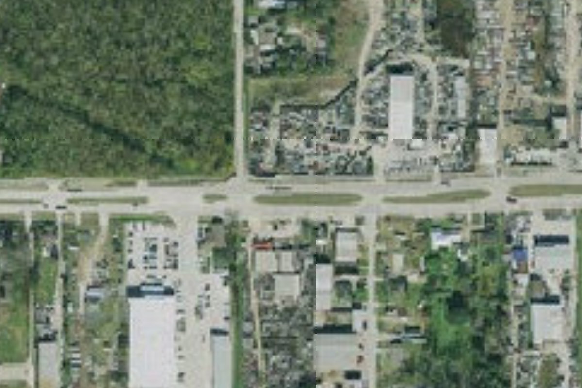 Aerial photo of Aldine Salvage