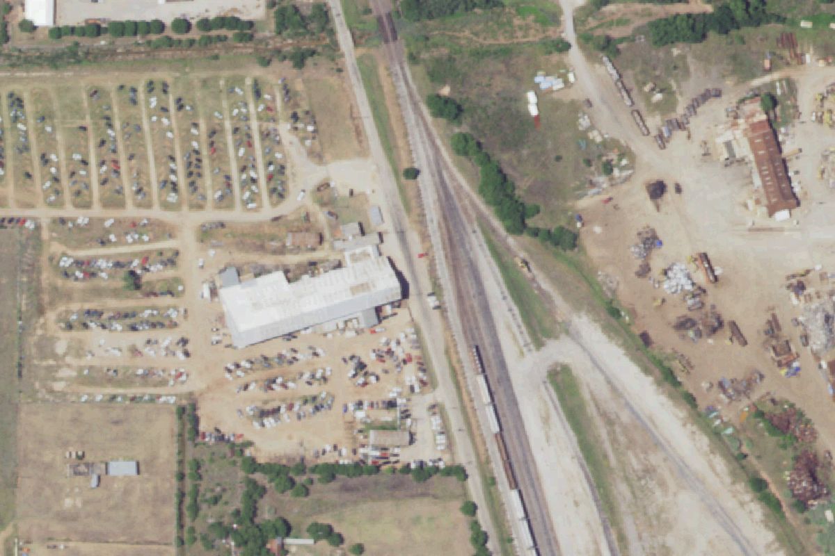 Aerial photo of Reliable Salvage and Auto Repair