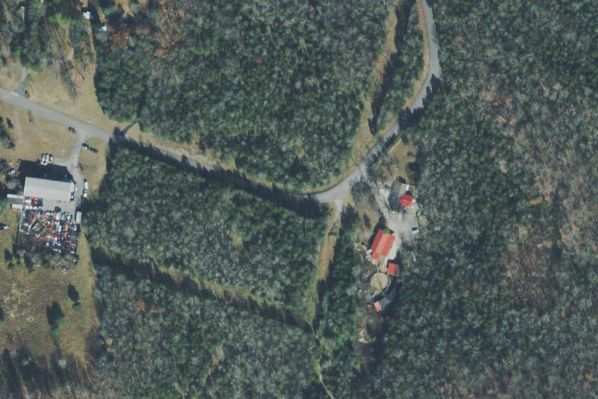 Aerial photo of Delk Performance Parts at 1640 Fall Creek Road