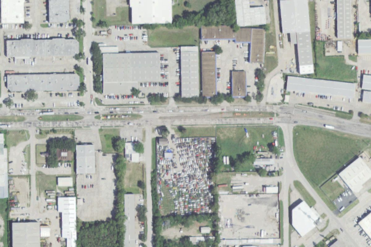 Aerial photo of United Auto Parts