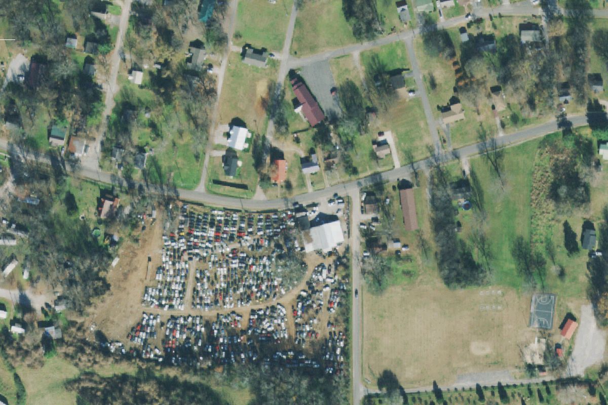 Aerial photo of Winchester Auto Salvage
