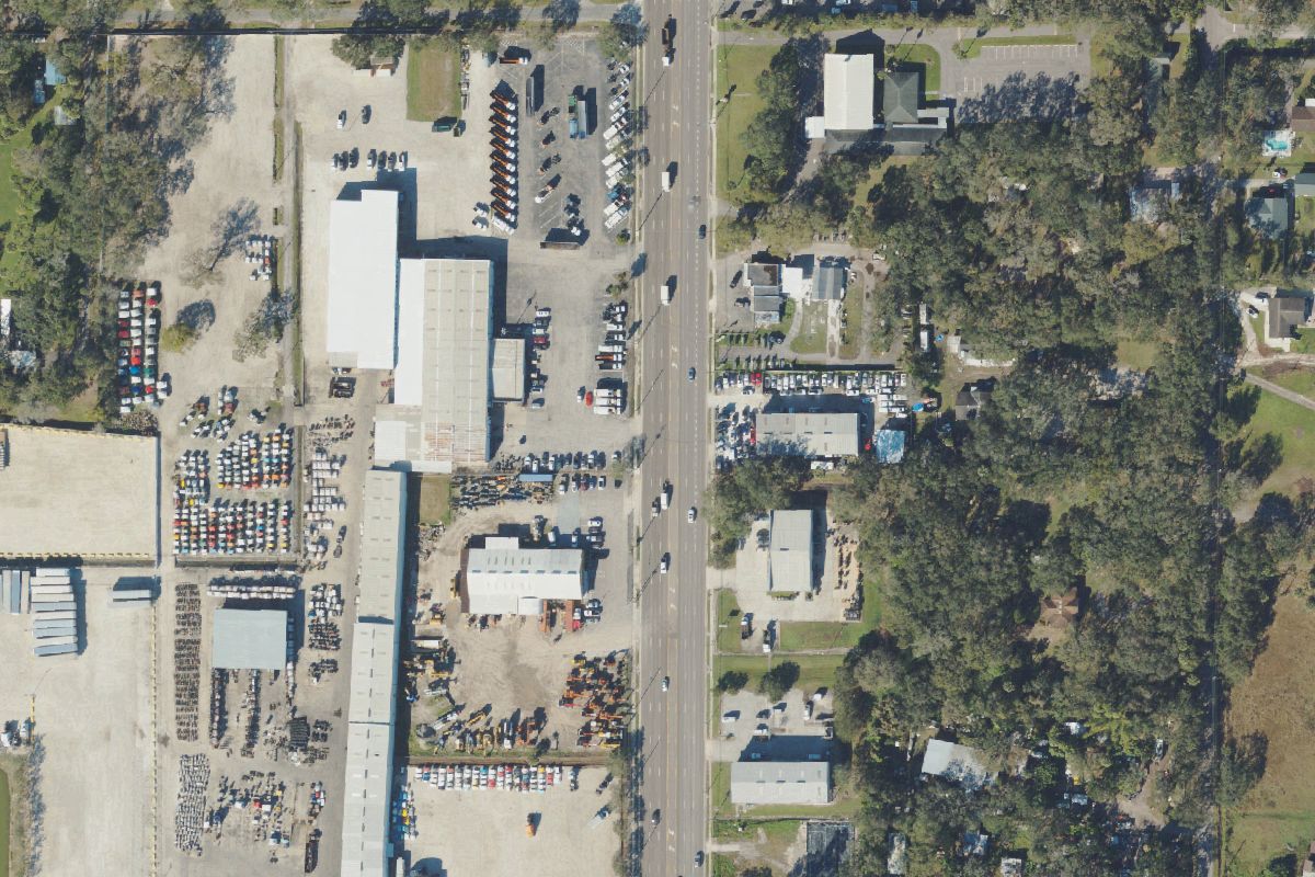Aerial photo of LKQ Heavy Truck - Tampa