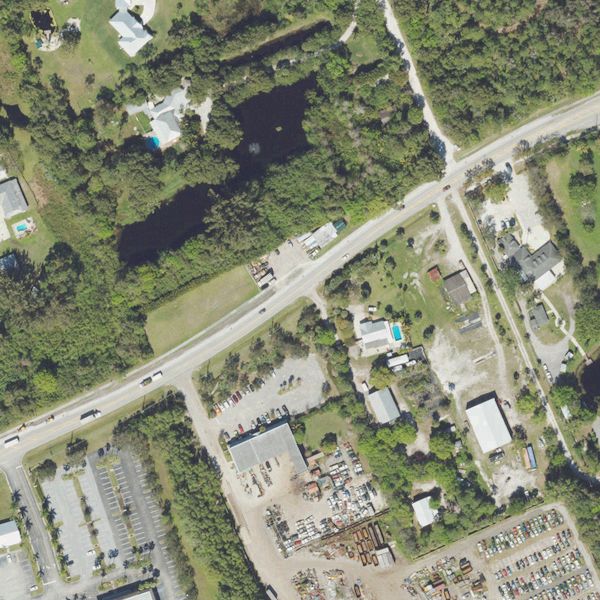 Aerial photo of Everett Brothers Recycling
