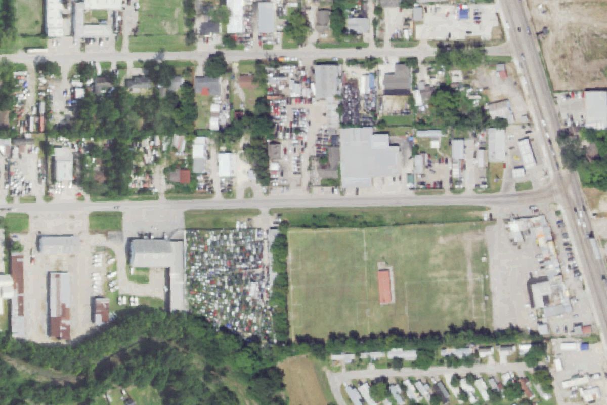 Aerial photo of Action Auto Parts & Used Cars