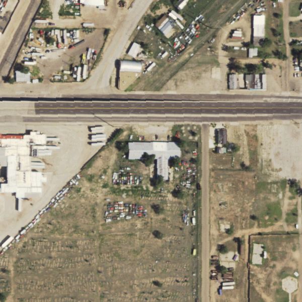 Aerial photo of Amarillo Salvage
