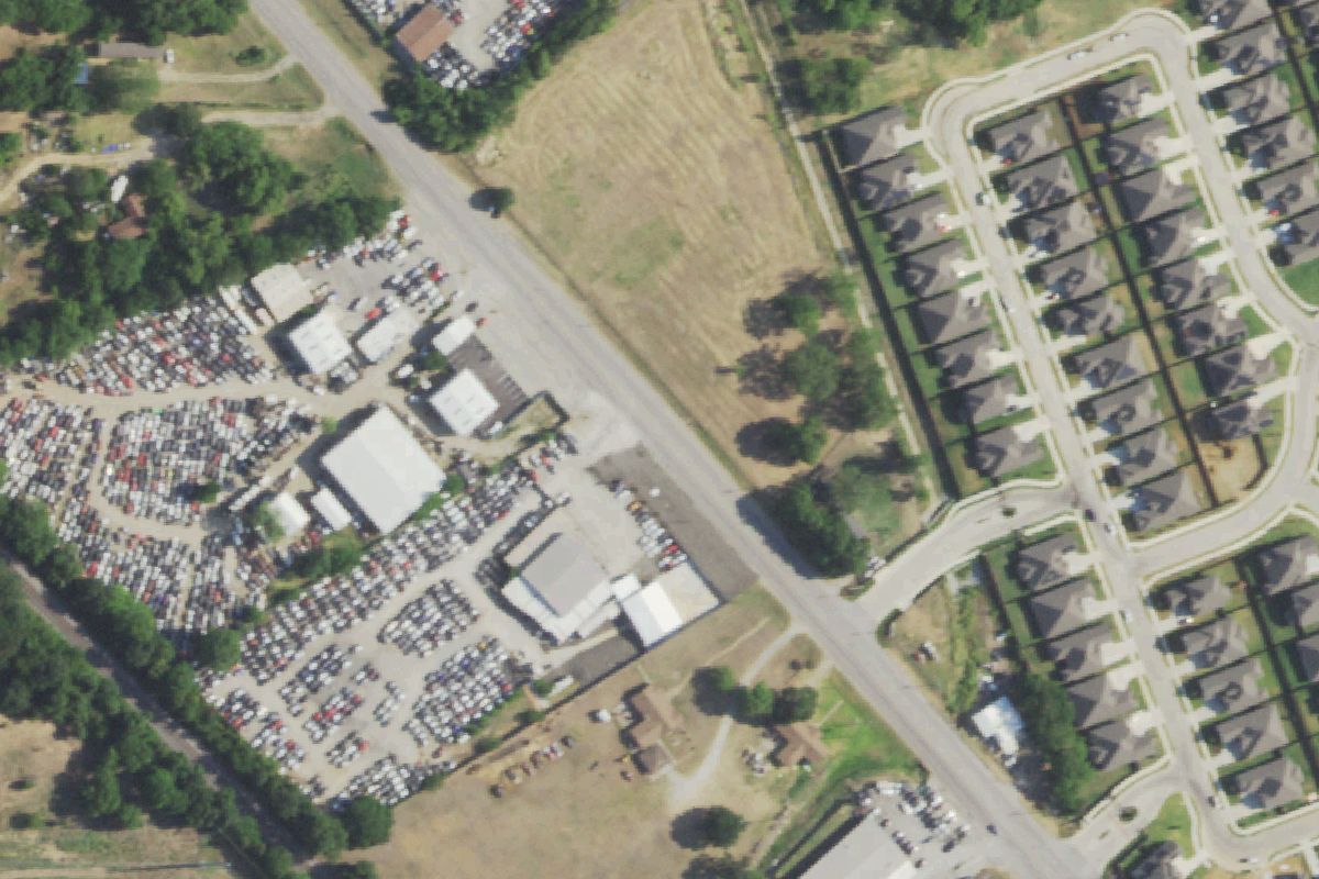 Aerial photo of Salvage King at 7918 Mansfield Hwy
