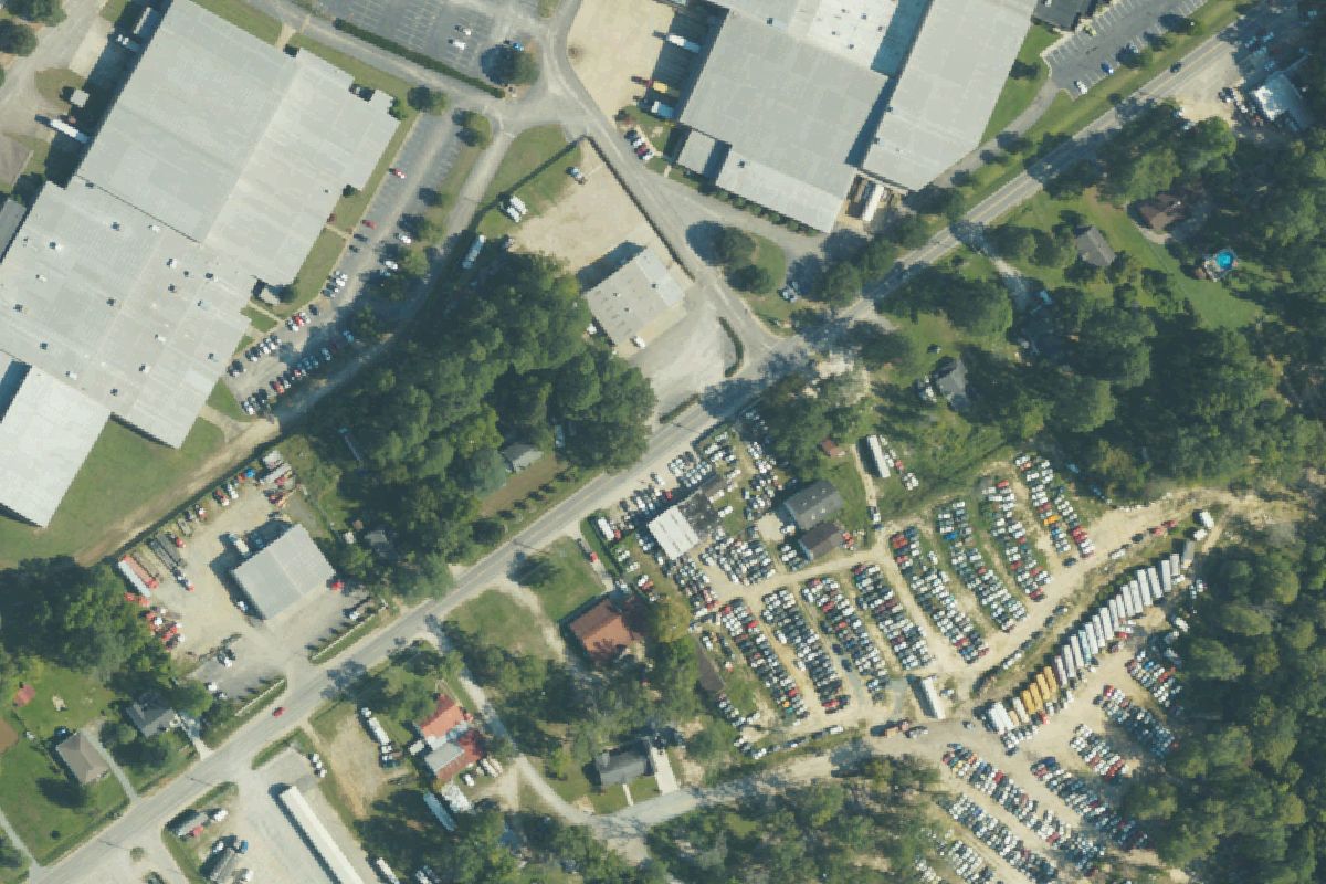 Aerial photo of A-Fox Towing & Recovery