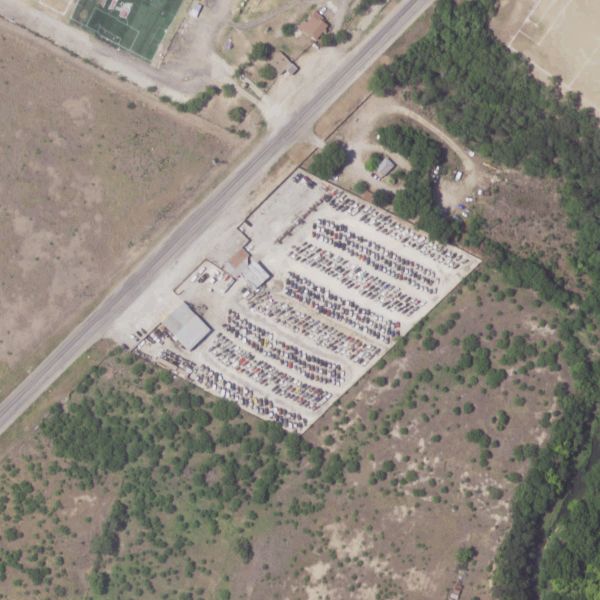 Aerial photo of Allied American Auto Parts