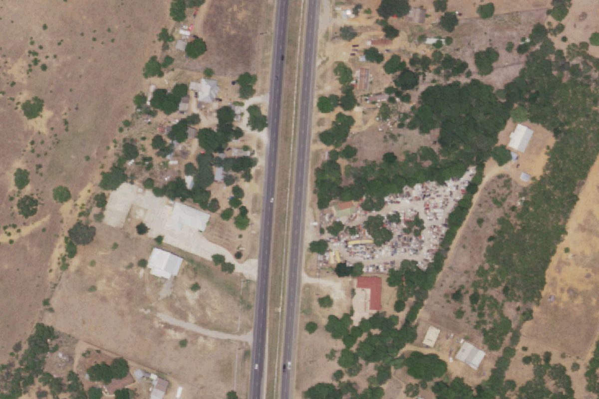 Aerial photo of Pac Auto Salvage
