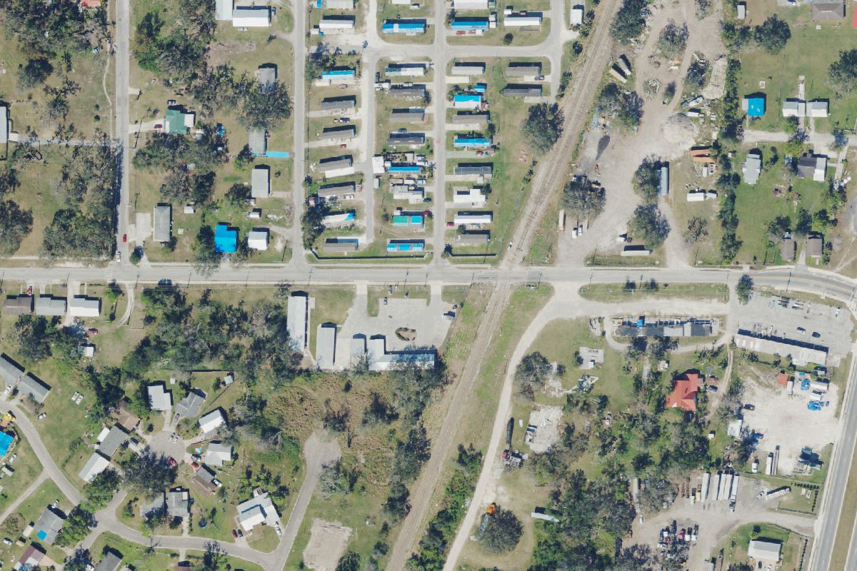 Aerial photo of Lucky Car Cash Out