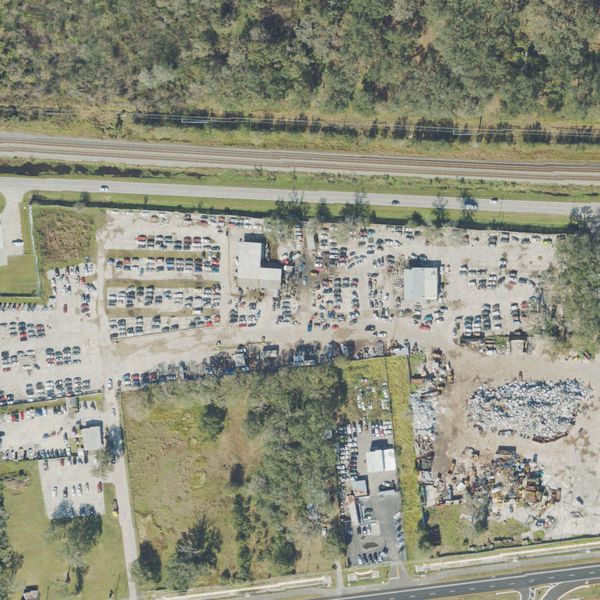 Aerial photo of Osceola Auto Salvage & Parts
