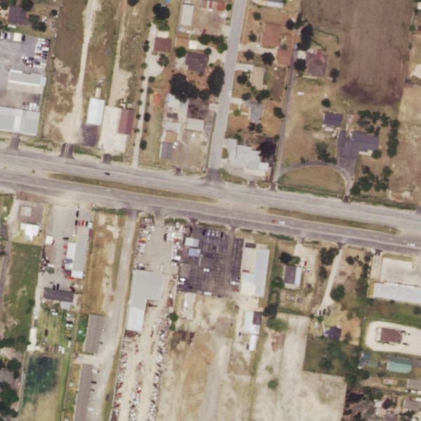 Aerial photo of Texas Auto Parts