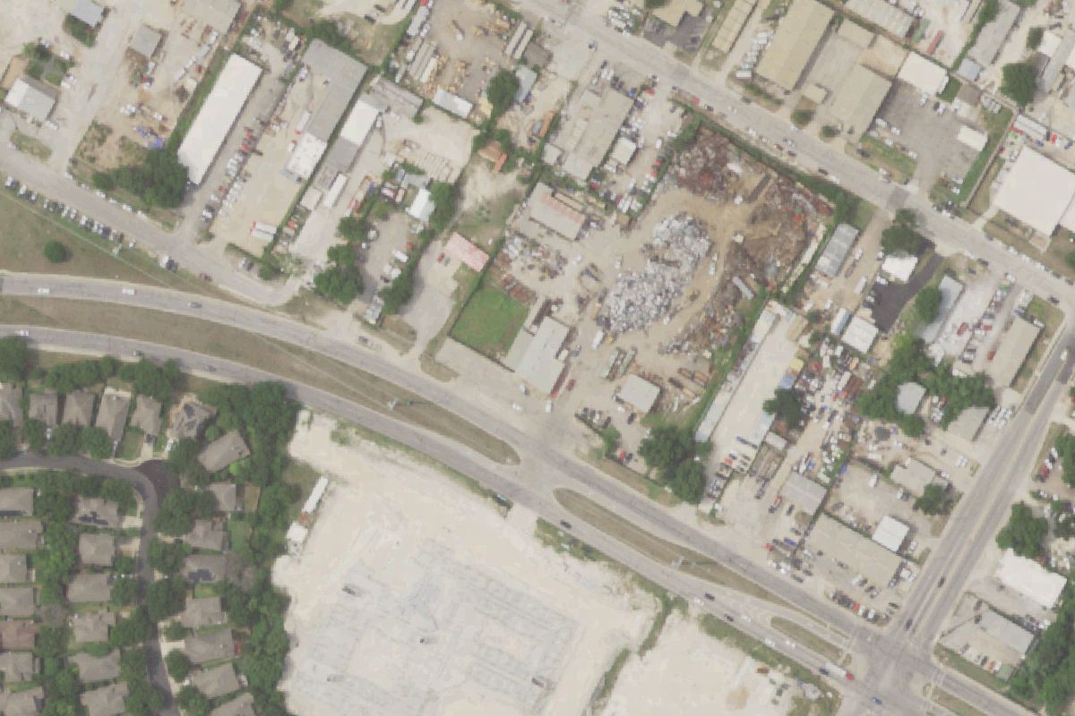 Aerial photo of CMC Recycling at 1704 West Howard Lane