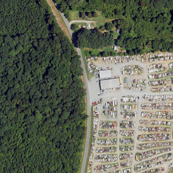 Aerial photo of Marsh Auto Parts Truck Division