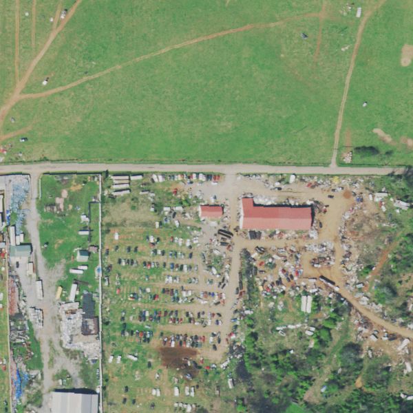 Aerial photo of Purdy's Auto Parts & Salvage