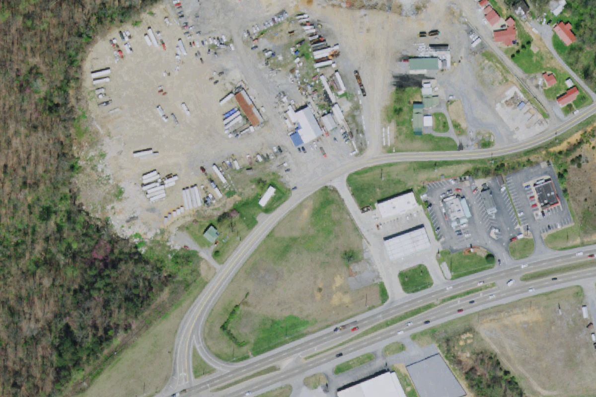 Aerial photo of KLM