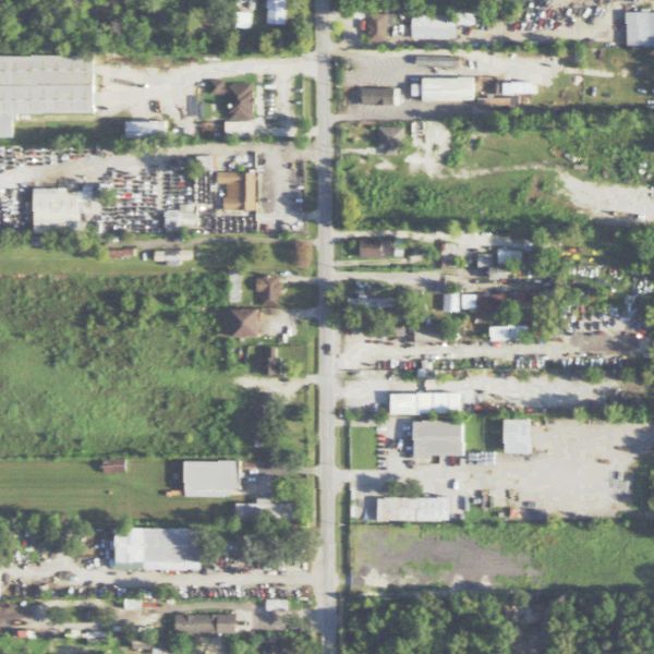 Aerial photo of Auto Salvage Depot