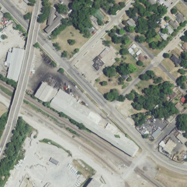 Aerial photo of Gold Auto Parts Recycling