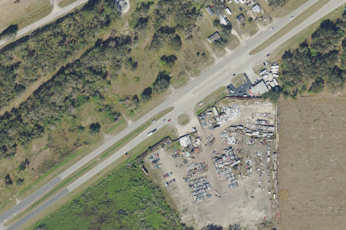 Aerial photo of Lakeland Auto Salvage