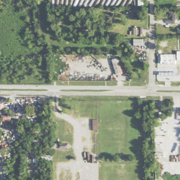 Aerial photo of Texas Auto Parts