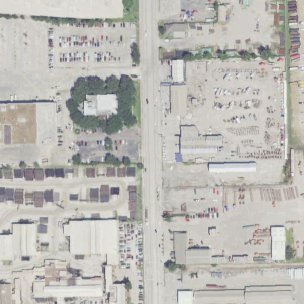 Aerial photo of Truck Salvage