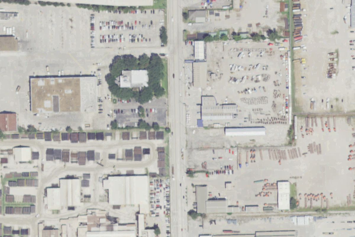 Aerial photo of Truck Salvage at 939 Mccarty