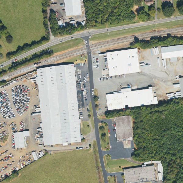 Aerial photo of Matlock's Used Car and Parts - Catawba