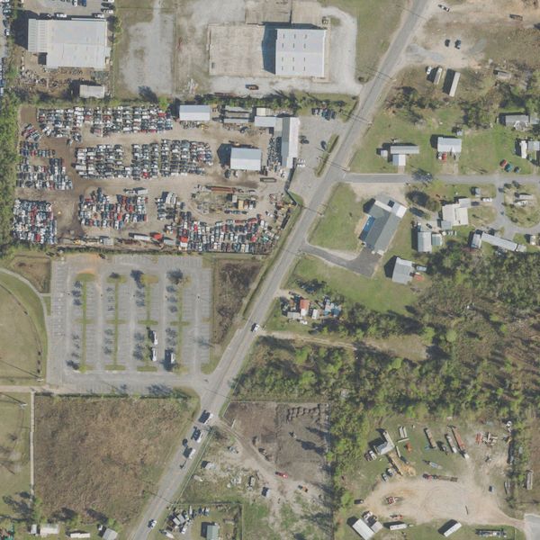 Aerial photo of Van Horn Auto Salvage & Scrap Metal
