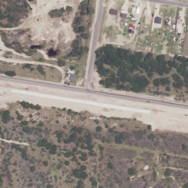 Aerial photo of Scrap Metal Recycling