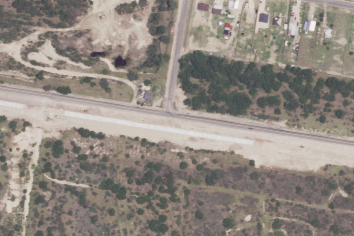 Aerial photo of Scrap Metal Recycling at 7886 W Mile 3 Rd