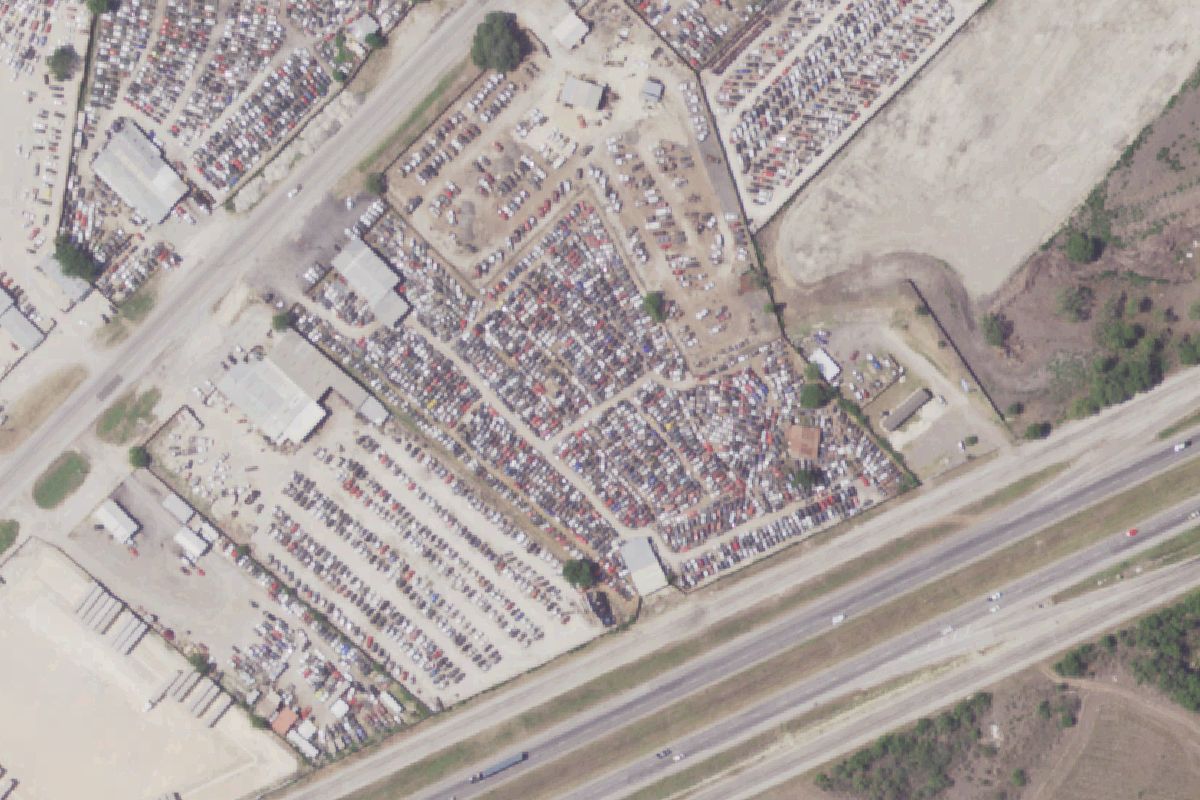 Aerial photo of Nica Motors at 9600 New Laredo Highway