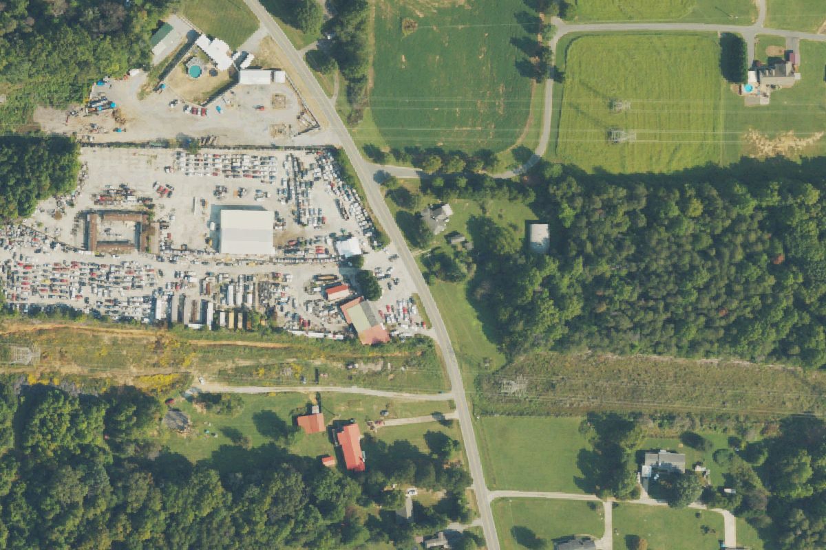 Aerial photo of All Star Auto Parts