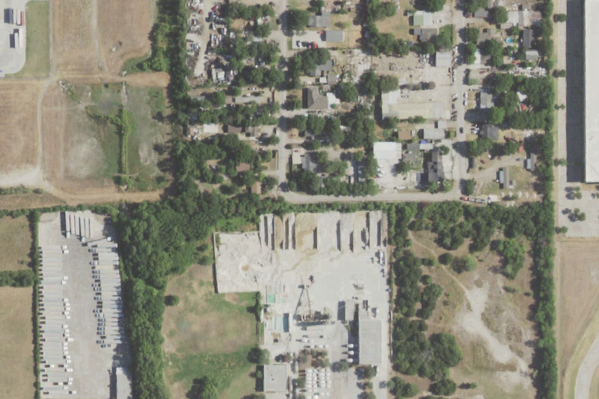 Aerial photo of Elite Auto Recycling