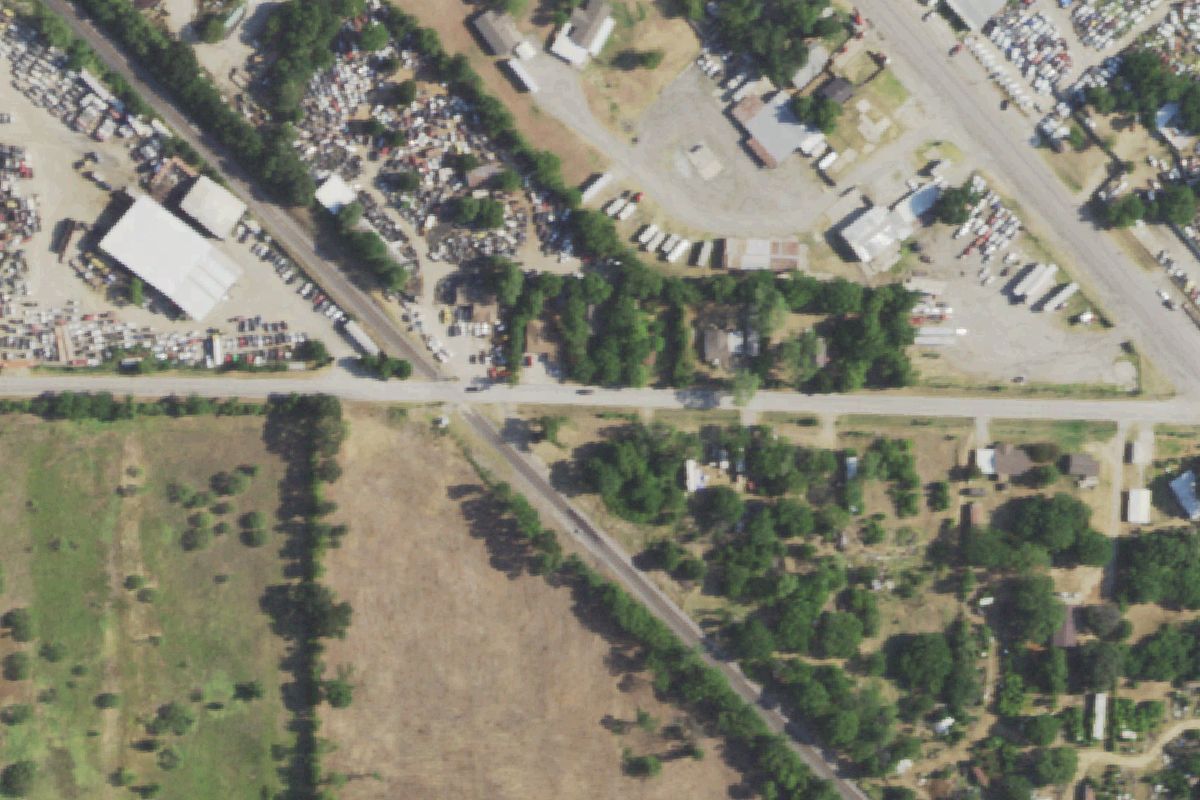 Aerial photo of Richard's Auto Part LC