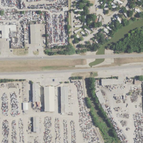 Aerial photo of Yourford/Texas Auto Recyclers