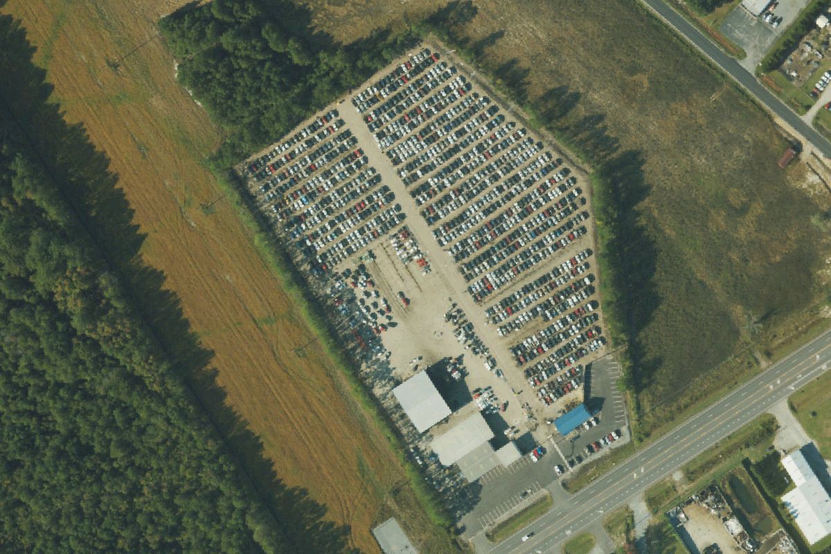 Aerial photo of Pick Your Part - East NC