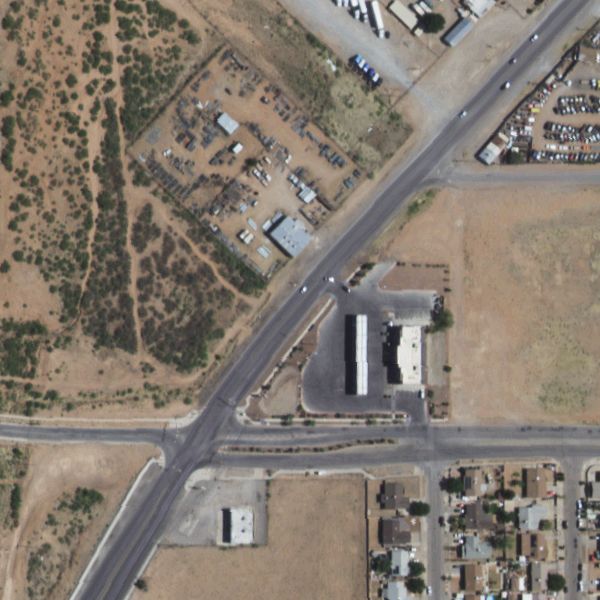 Aerial photo of Dyer Auto Salvage