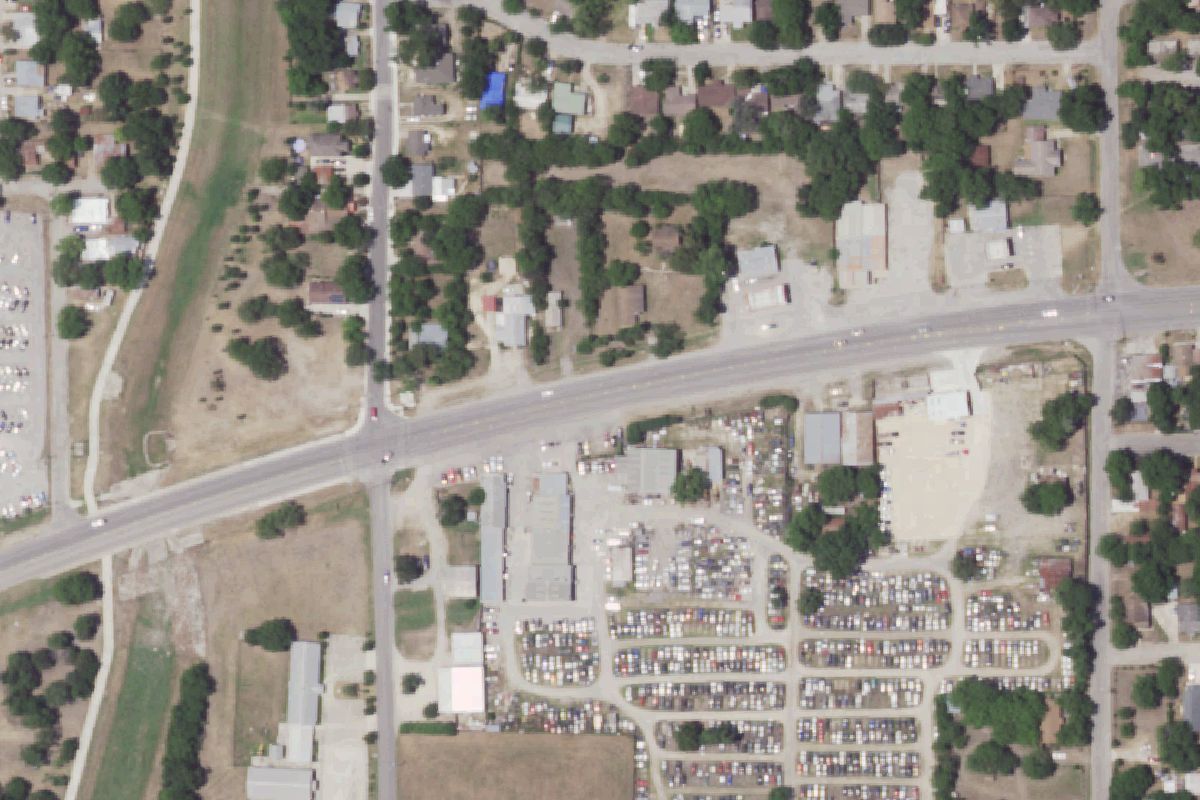 Aerial photo of Shanafelt Auto