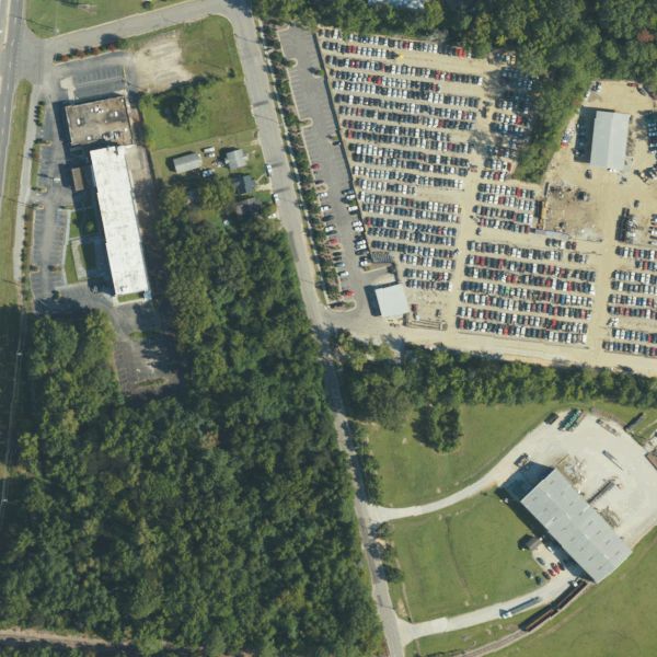 Aerial photo of Sandhills Pick N Pull