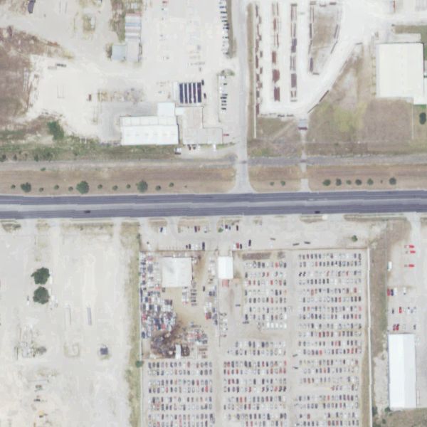 Aerial photo of Pull-A-Part Corpus Christi