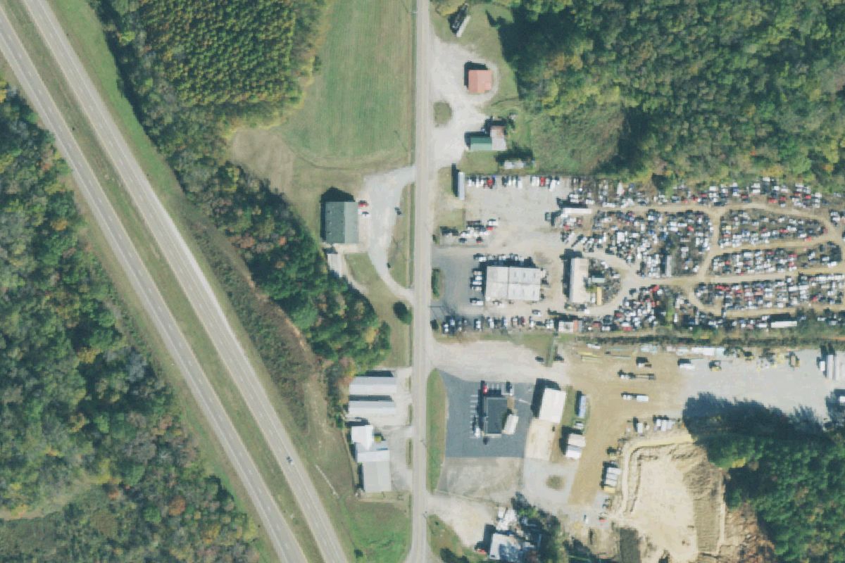 Aerial photo of Hi-Way Wrecker Service