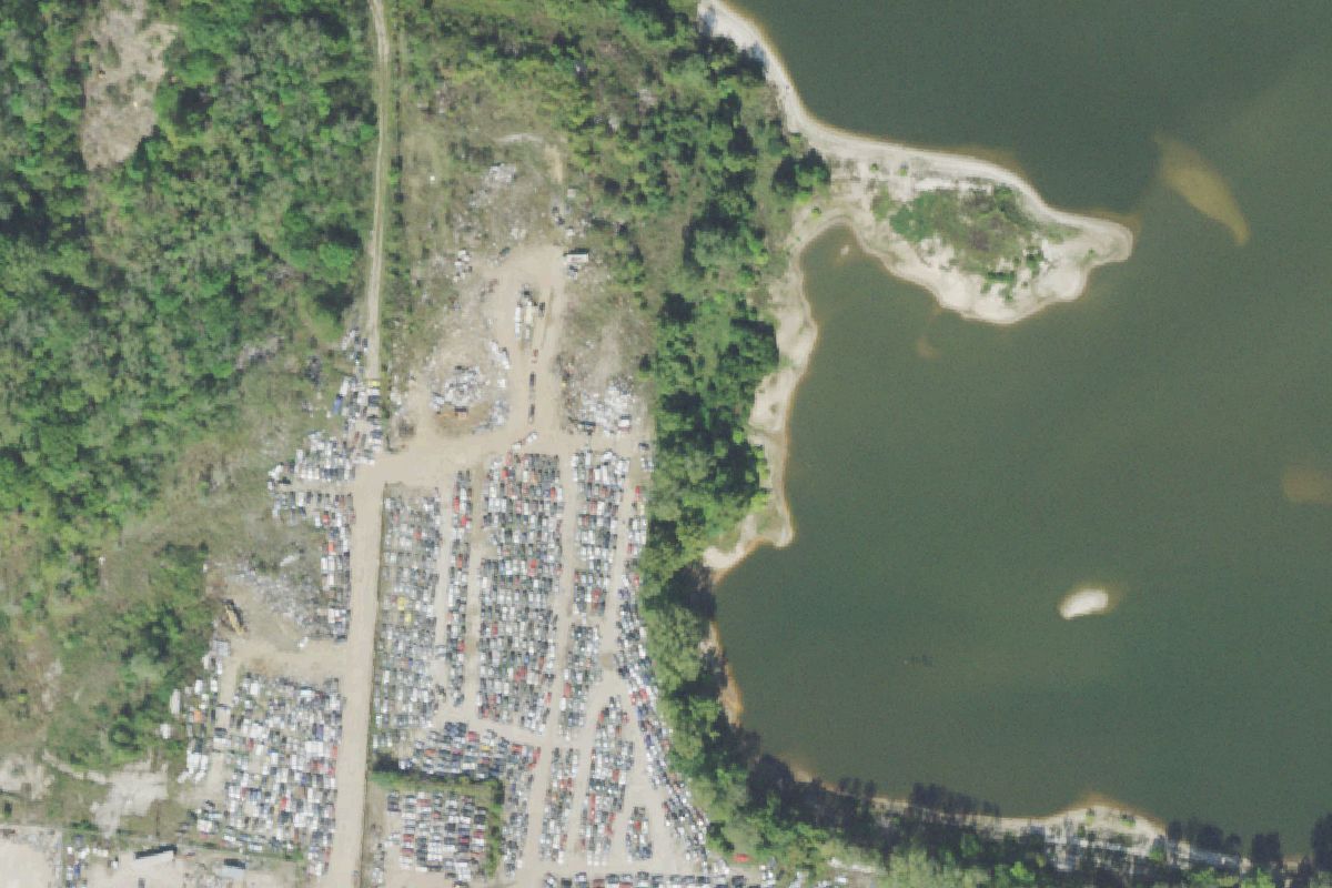 Aerial photo of Mid-Town Auto Parts & Salvage