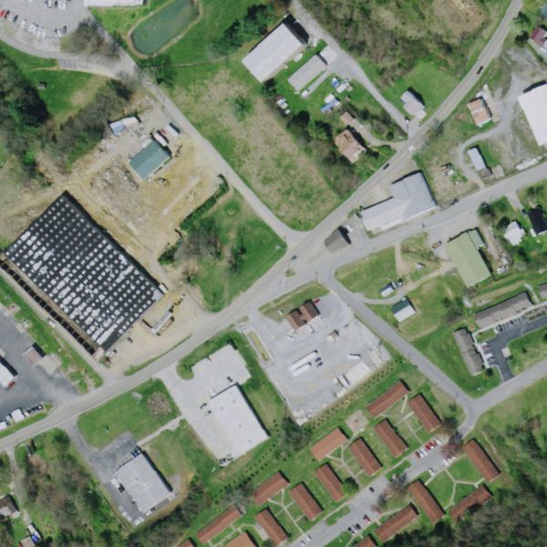 Aerial photo of West Main Recycling