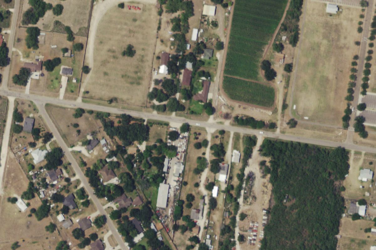 Aerial photo of Charlie's Junk Yard