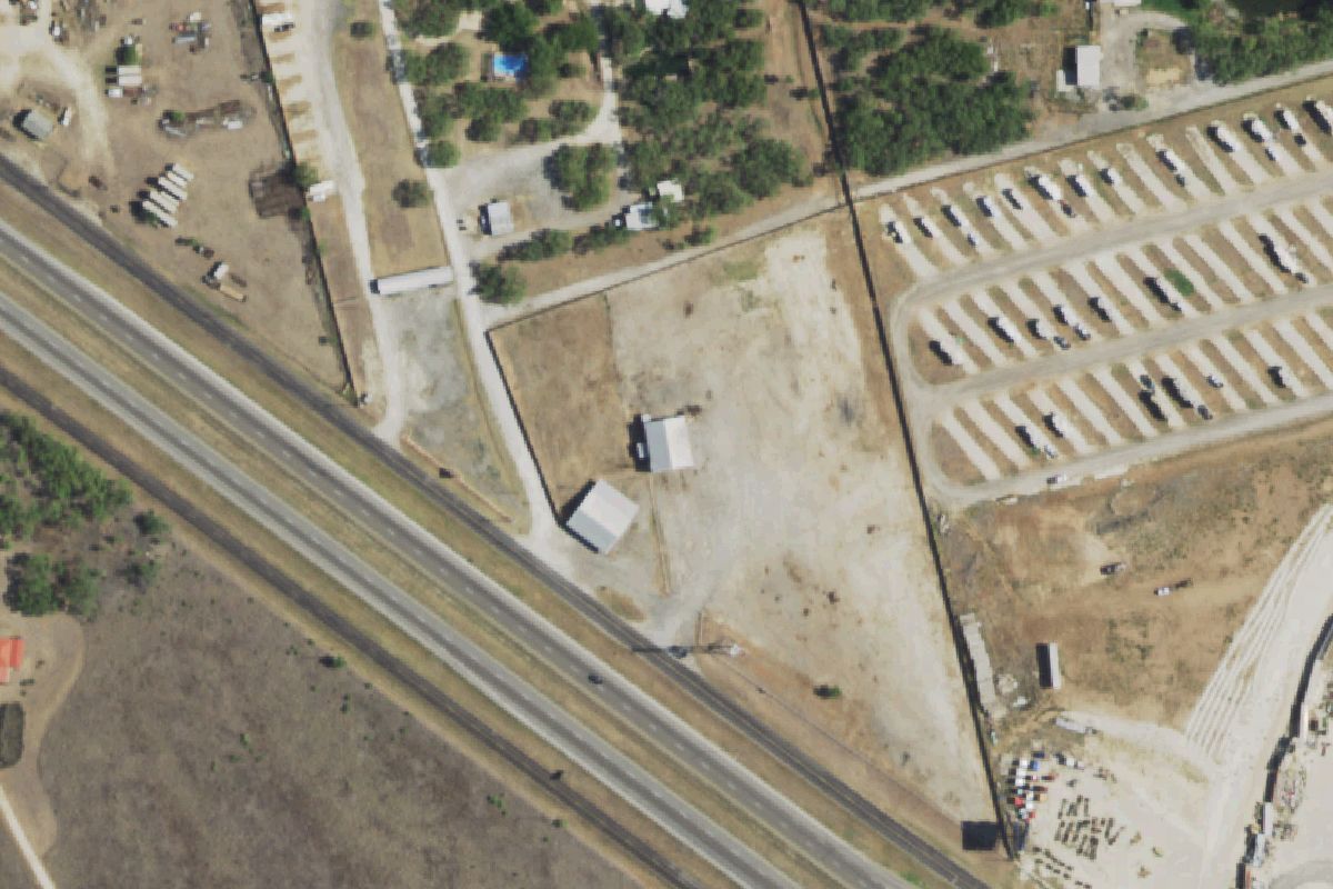 Aerial photo of B&D Salvage at 9342 West Interstate 20