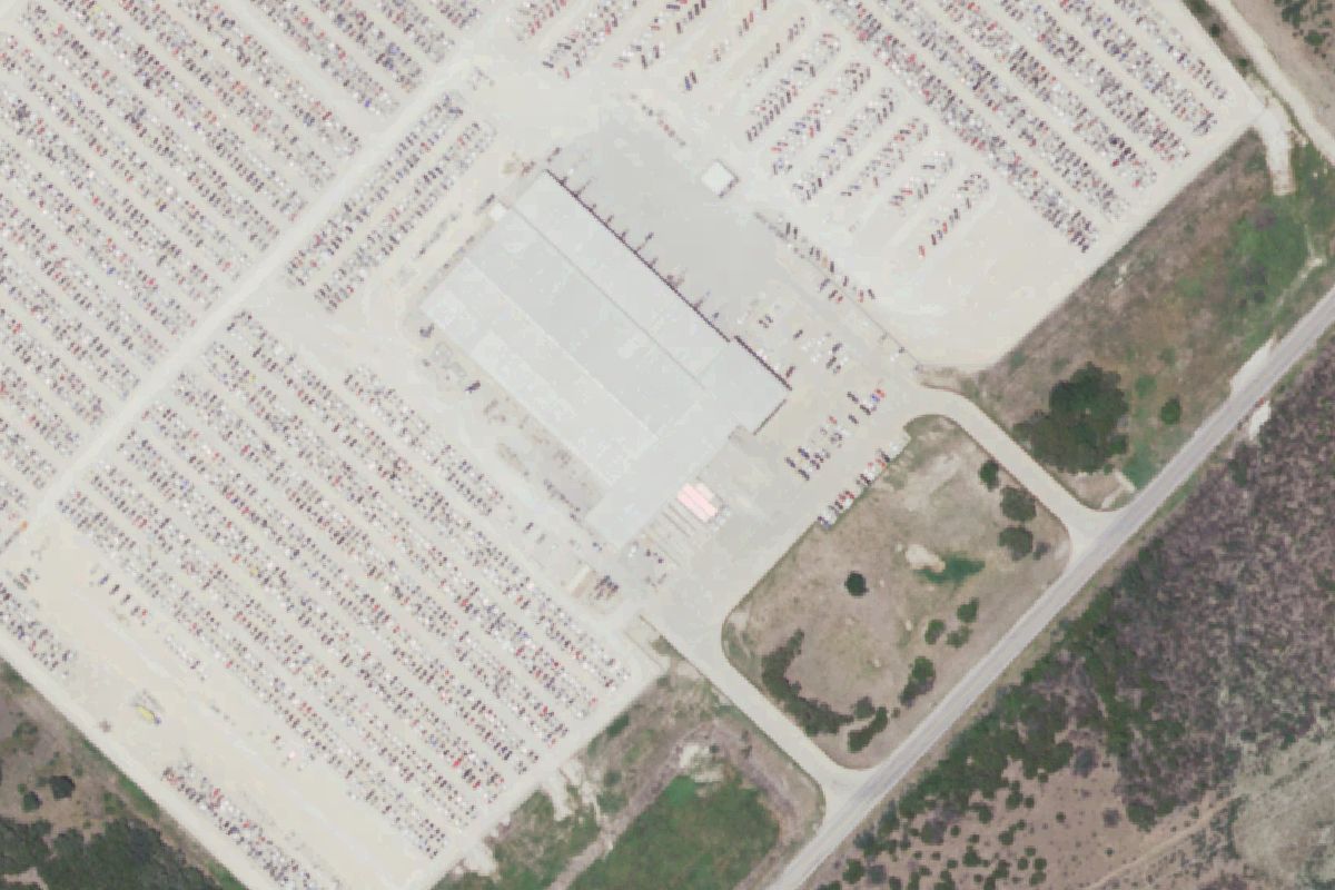 Aerial photo of LKQ Central Texas - Goodwin at 5545 Goodwin Lane