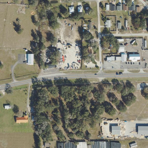 Aerial photo of Central Florida Auto Recycling