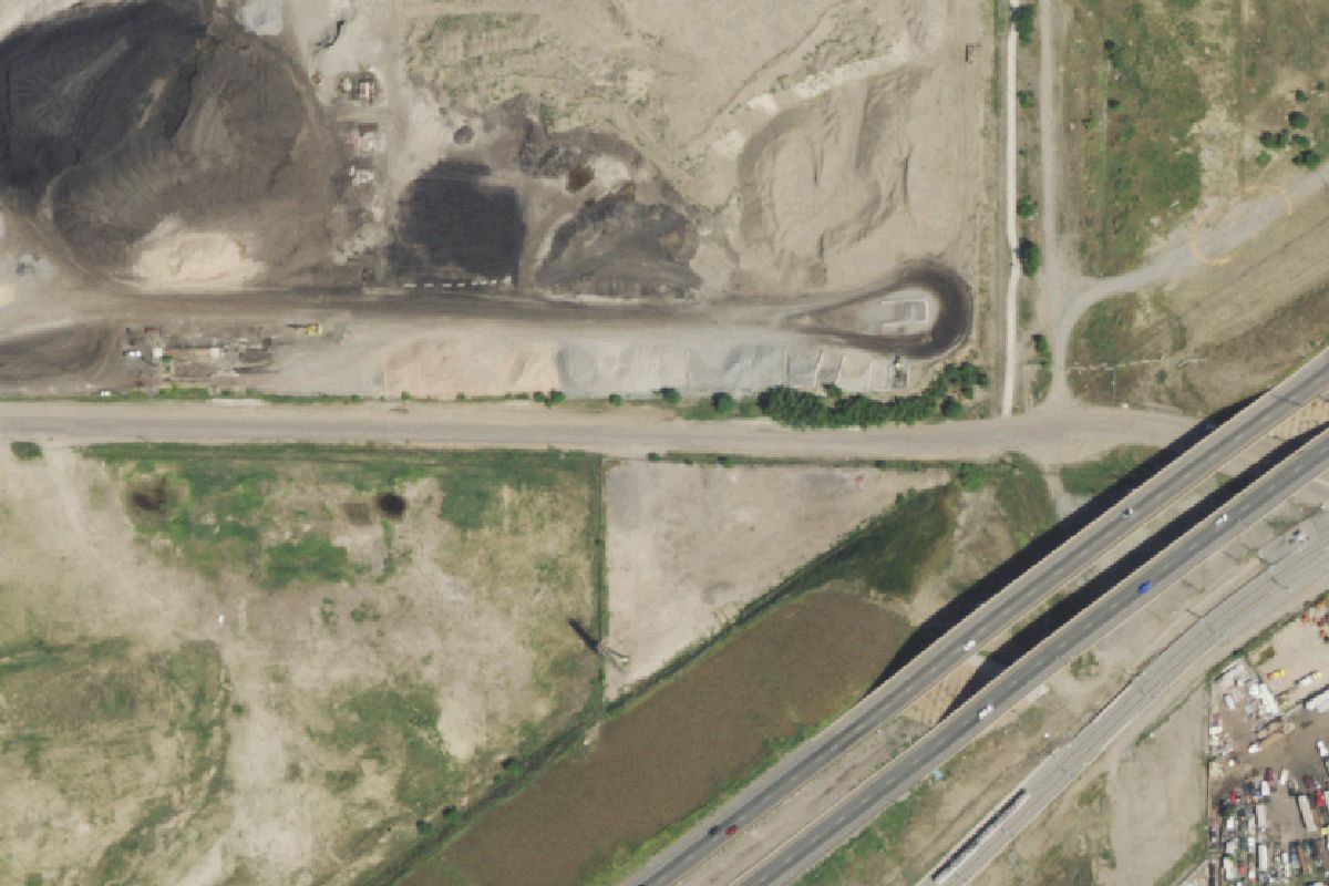 Aerial photo of Central Auto Parts at 2150 W 60 Ave