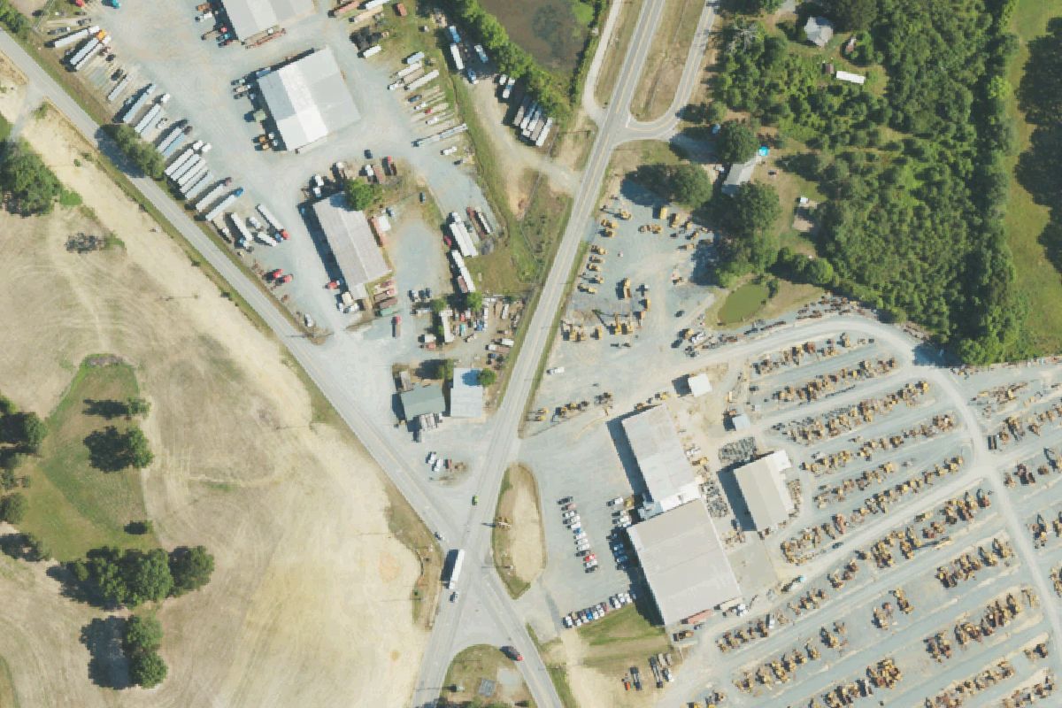 Aerial photo of Iron Peddlers Parts Division