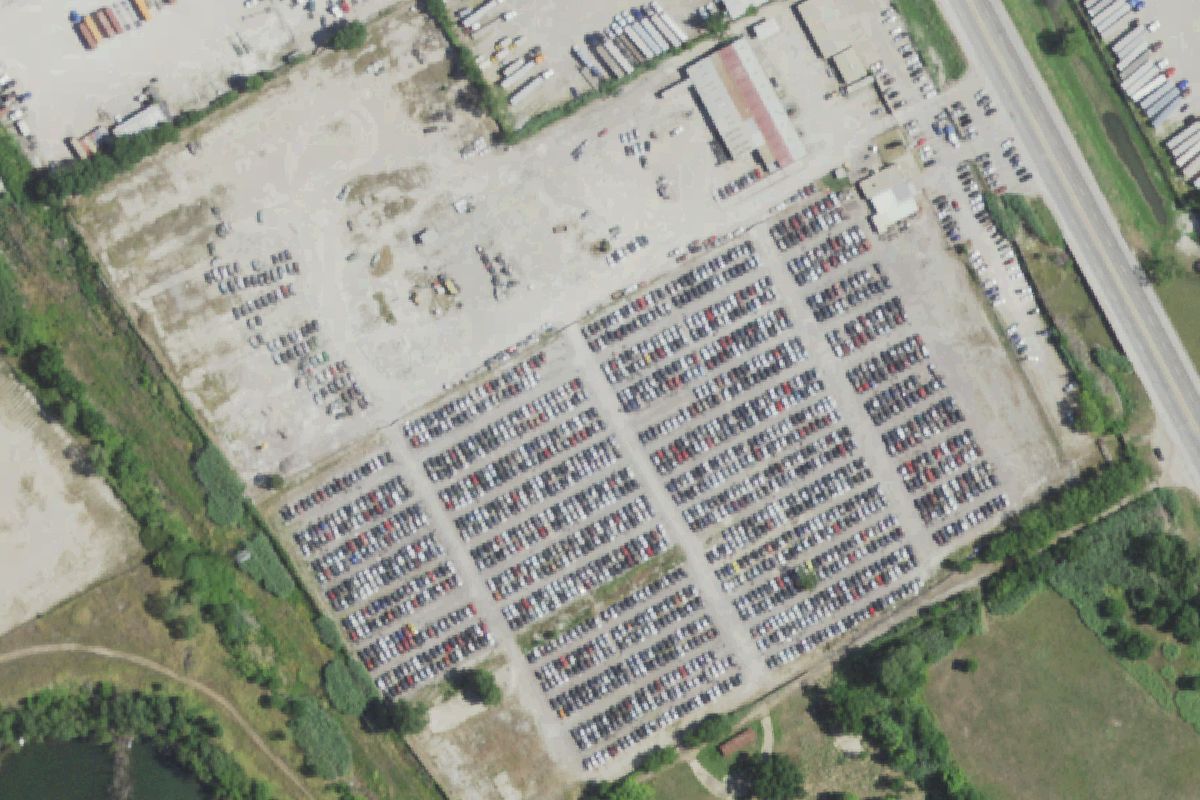 Aerial photo of Pick-n-Pull - Dallas South Central at 8835 S Central Expressway